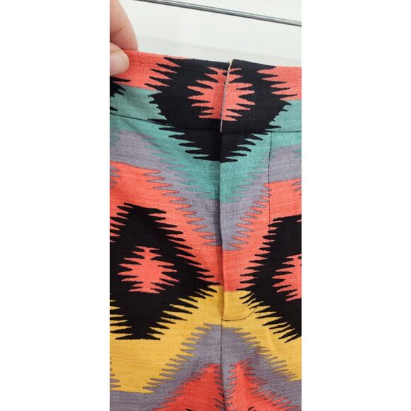 New NWT Rachel Roy Desert Bloom Coral Combo Shorts Size 6 Casual - Picture 4 of 7